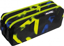 Piórnik etui z trzema suwakami Line Boy