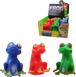 Skacząca żaba ze światłem