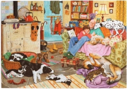 Puzzle House of Puzzles Psi odpoczynek 1000 elementów