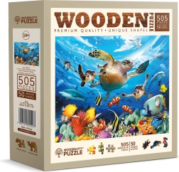WOODEN CITY Drewniane puzzle Życie w oceanie 505 elementów