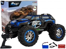 Wyścigowe auto RC 1:18 niebieskie off-road 35 km/h