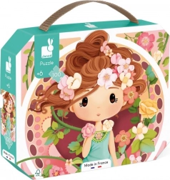 Puzzle w walizce inspirowane Muchą 100 elementów