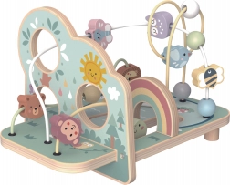 drewniany leśny labirynt koralikowy Forest od Tooky Toy