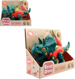 Dinozaur do samodzielnego składania z bateriami