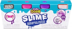 ZURU OOSH Slime – zestaw małych tub 4‑pack, brokatowe kolory