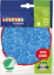 Playbox koraliki do zaprasowywania jasno niebieskie 1000 szt.