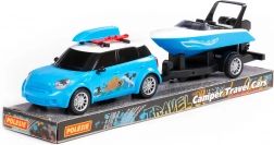 Auto Cruise z łodzią na przyczepie