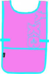 Fartuch ponczo Oxy Pink do tworzenia