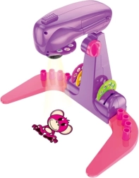 Dziewczęcy projektor do rysowania z szablonami i flamastrami