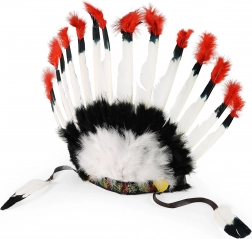 indiański pióropusz wodza na karnawał