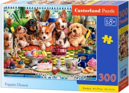 Puzzle 300 elementów szczeniaki przy deserze