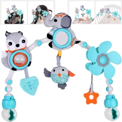 Interaktywna zawieszana pałąkowa zabawka do łóżeczka dla niemowląt