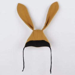 Niemowlęca czapeczka z uszkami New Baby Favorite brązowa