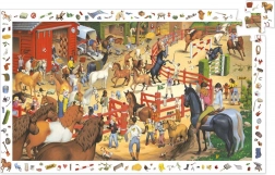 Puzzle wyszukiwanka KONIE 200 elementów