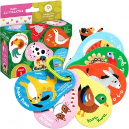 CzuCzu moje zwierzątka książeczka na kółeczku 12m+