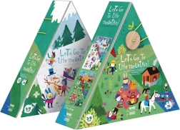 Dwustronne puzzle góry lato i zima LONDJI