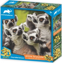 Puzzle 3D lemur – 150 elementów