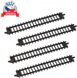 Proste tory do kolejki dla dzieci – zestaw 4 sztuk