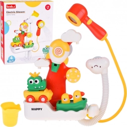 Wielofunkcyjna zabawka do kąpieli krokodyl i kaczuszki z prysznicem 4w1