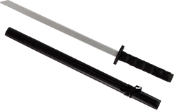 Drewniany czarny miecz dla rycerza 73 cm