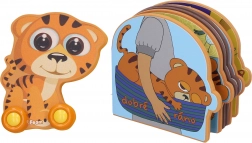 Interaktywny zestaw mini Tygrys – zabawka i książka z aplikacją