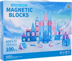 Magnetyczna układanka ICE SNOW, 100 elementów