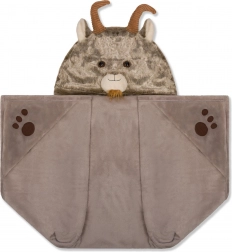 Ciepły koc z kapturem i kieszeniami w kształcie łap Cozy Noxxiez