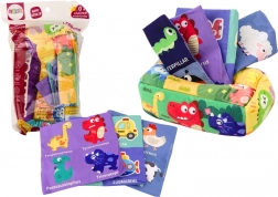 Pudełko z miękkimi chusteczkami 6 tkanin 3 kolorowe chusteczki ze wstążką