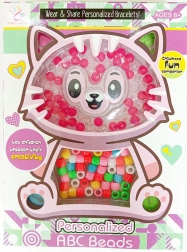 Zestaw kolorowych koralików Kot