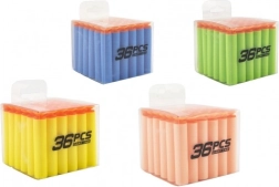 Zapasowe piankowe strzałki z przyssawką 36 szt. w przenośnym pudełku