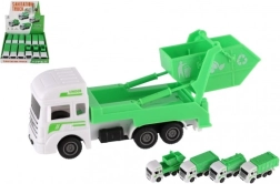 Miejskie służby plastikowe autko 12 cm z funkcją napędu wstecznego