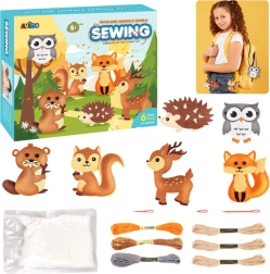 Kreatywny zestaw filcowe leśne zwierzątka