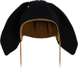 Dziecięca bawełniana czapka z uszkami New Baby Favorite czarna