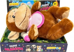 Interaktywna małpka Steppos z buteleczką