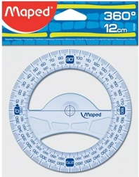 Kątomierz 360° 12 cm