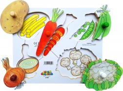 Just Jigsaws drewniane puzzle Obieramy i kroimy – 6 części
