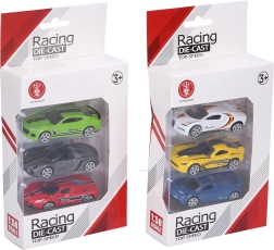 Zestaw metalowych autek 3 szt. 7 cm