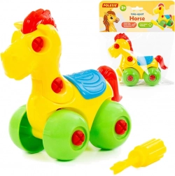 Śrubowany konik – montażowa zabawka dla dzieci 3+