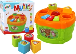 Interaktywna Edukacyjna Plastikowa Zabawka w Kształcie Bębna