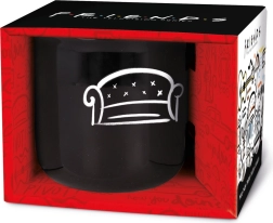 Kubek Przyjaciele czarny 410 ml