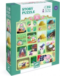 DJECO puzzle Trzy świnki 35 elementów