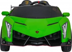 elektryczne autko Lamborghini Veneno – zielone