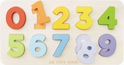 Le Toy Van drewniane puzzle wkładanka z liczbami z drewna FSC
