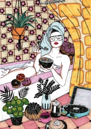 Puzzle kąpiel i płatki śniadaniowe 1000 elementów