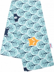 Flanelowa pielucha z nadrukiem New Baby zwierzęta w lesie