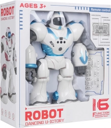 Wielofunkcyjny interaktywny robot U-ICTORY – niebieski