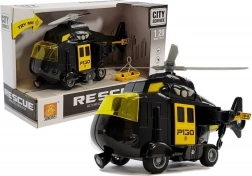 Ratunkowy helikopter na baterie z światłami i dźwiękami