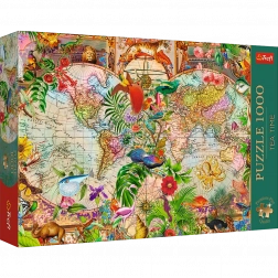 Trefl puzzle Tea Time: Antyczna mapa świata 1000 elementów