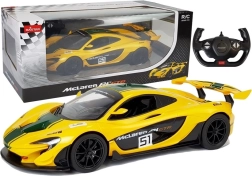 Zdalnie sterowany samochód McLaren P1 GTR Rastar 1:14 żółty