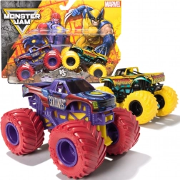 Monster Jam zestaw 2 monster trucków 1:64 – The Sentinels i Wolverine